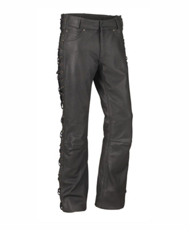 STRING JEANS MIESTEN NYÖRI NAHKAHOUSUT, VUOHENNAPPAA 693231-00