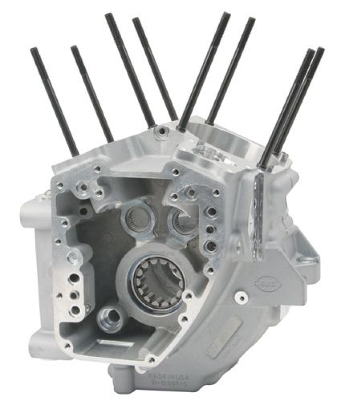 S&S CRANKCASE,ASM,STOCK BORE,BT,ALT,SILVER SERI 601825