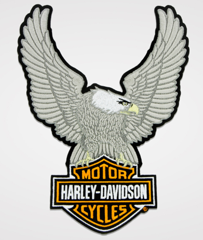 H-D KANGASMERKKI EAGLE BAR & SHIELD 682608011604