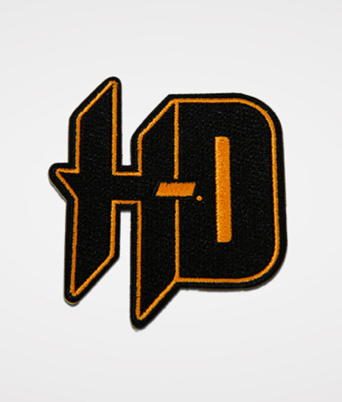 H-D KANGASMERKKI H-D® BLACK & ORANGE 682608011901