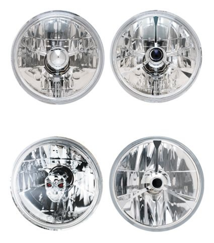 7" ''ICE'' HEADLIGHT W/H4 BULB 15719