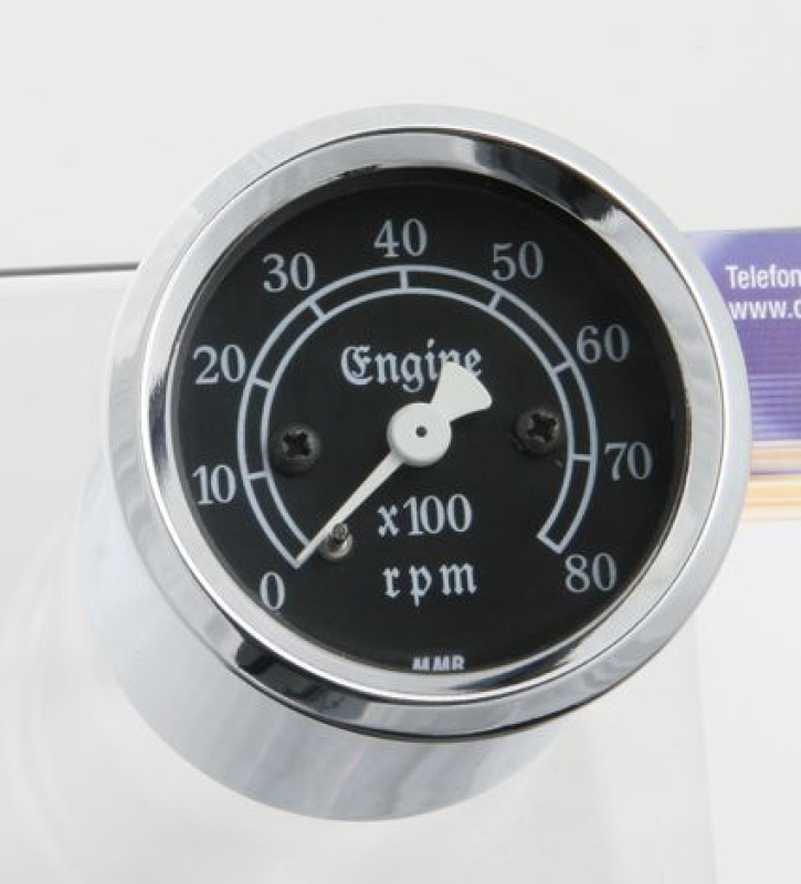 MMB RETRO TACHO CHR / BLK 8000RPM 682681