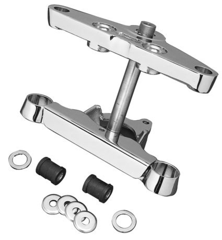 FORKCLAMP SET-CHR.SMOOTH TÜV 350-194 13029