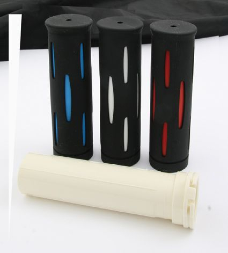 KIJIMA COLOR RUBBER GRIP BLK / WHT 682762