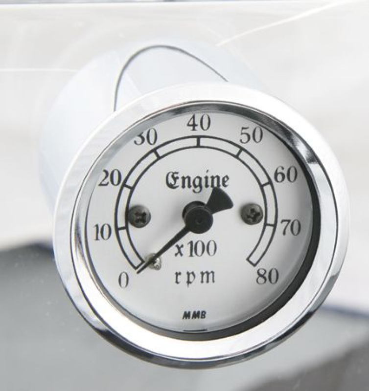 MMB RETRO TACHO CHR / ALU 8000RPM 682678