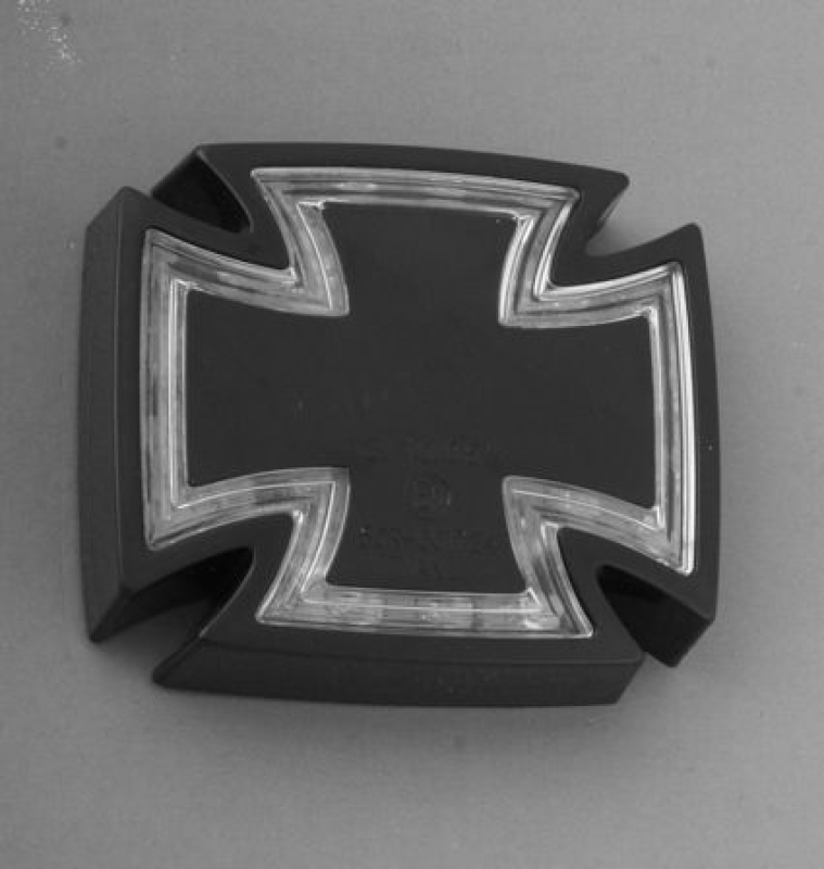 LED TAILIGHTT BRAKELIGHT GOTHIC CROSS, BLACK 683621