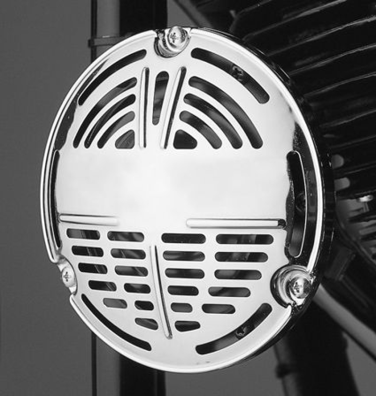ELECTRIC HORN W/CHR GRILL 5 1/2" 28120
