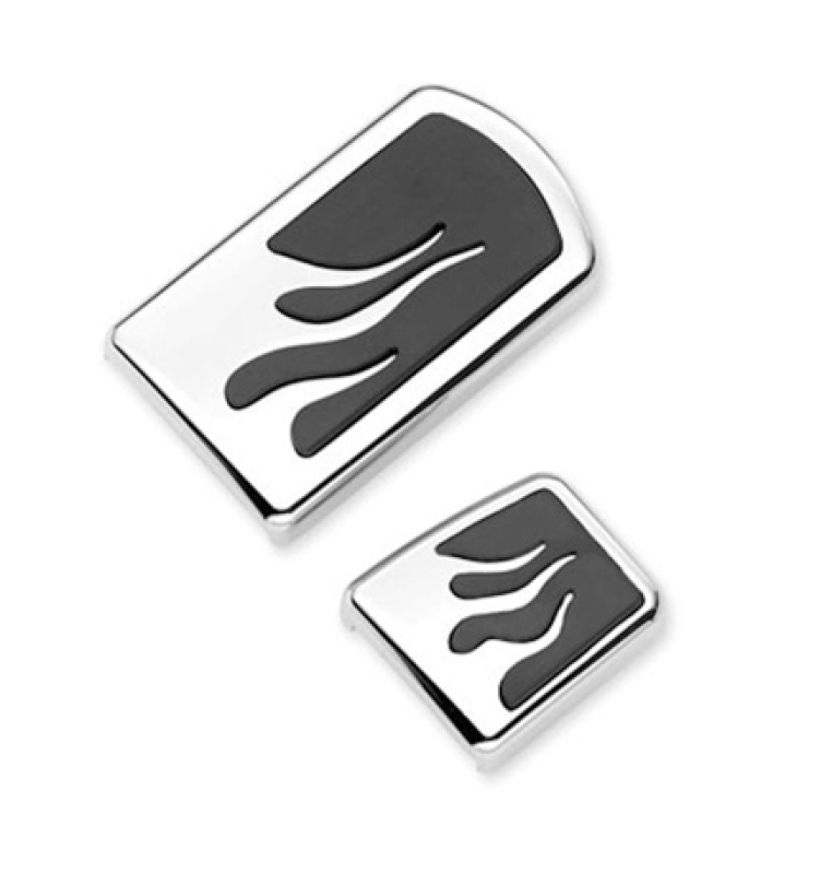 JARRUPOLKIMEN LÄTKÄ, KROMI LIEKKI/ISO - FLAME BRAKE PEDAL PA 42554-03