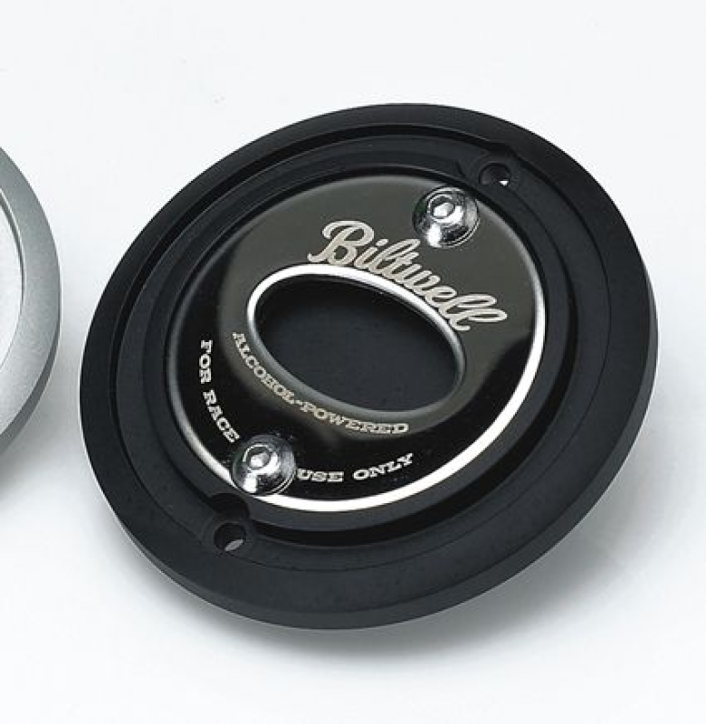 BILTWELL STAINLESS 1" RISERS BLK 685463