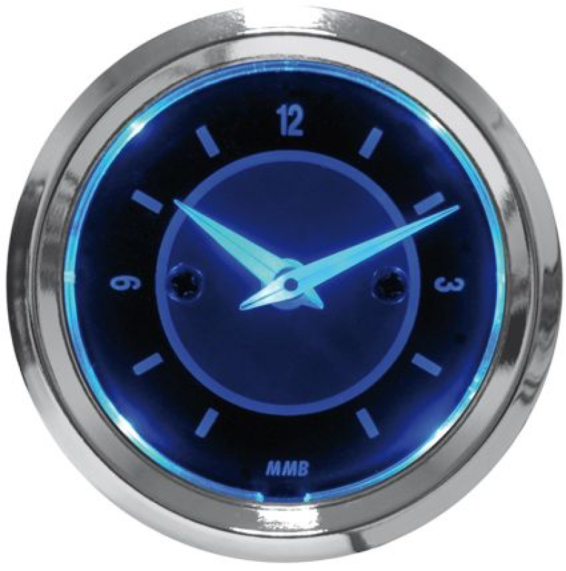 MMB CLOCK TARGET CHR BLUE LIGHT 682746