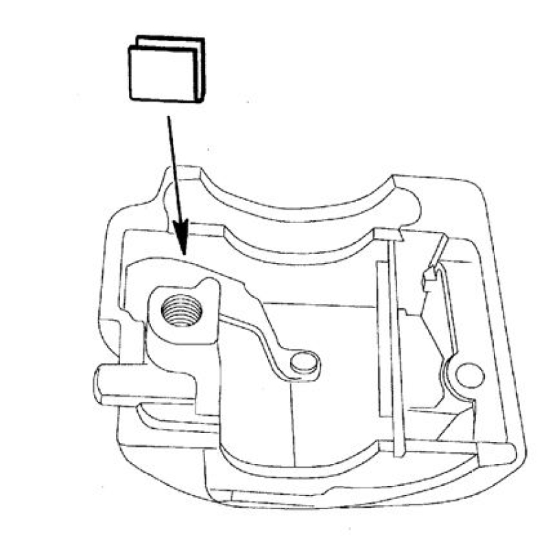 SPRING CLIP H/B BRAK SWTCH96UP 627695