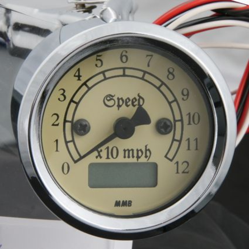 MMB RETRO SPEEDO CHR / IVORY 120MPH 682674