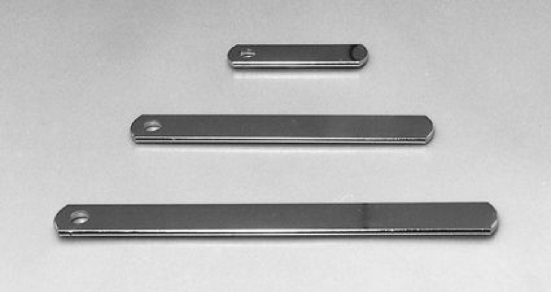 CHROME UNIVERSAL FLAT STRAP 3" LONG 11225