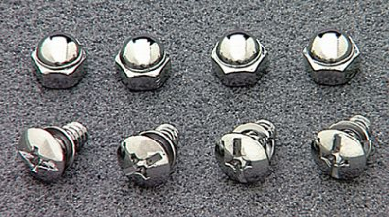 (ST OF 4)LIC PLATE SCRWS & NUT 240130