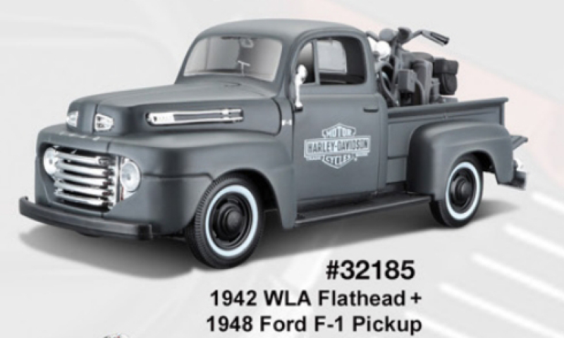 H-D 1948 FORD F-1 PICKUP + 1942 WLA FLATHEAD PIENOISMALLI 32185