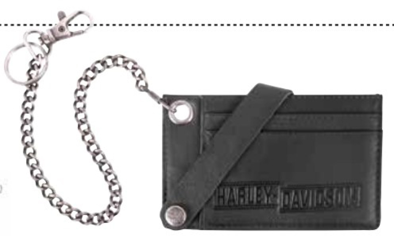 H-D LEATHER DRAG RACE CC CASE WITH CHAIN HDMWA11674