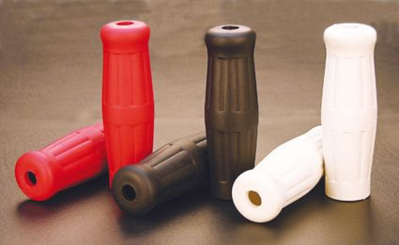 WHITE VINTAGE HANDLEBAR GRIPS 111118
