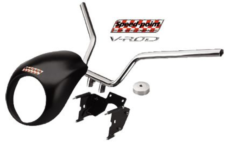 S.P. V-ROD B  FARING KIT BLACK BRACKET DISCONTI 687117