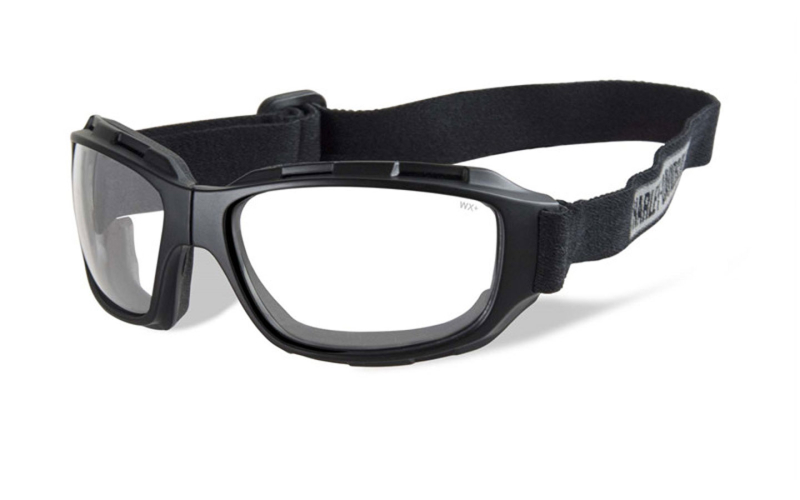 H-D BEND AJOLASIT CLEAR MATTE BLACK FRAME HABEN03