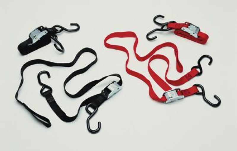 RATCHETING RED NYLON TIEDOWNS 19613