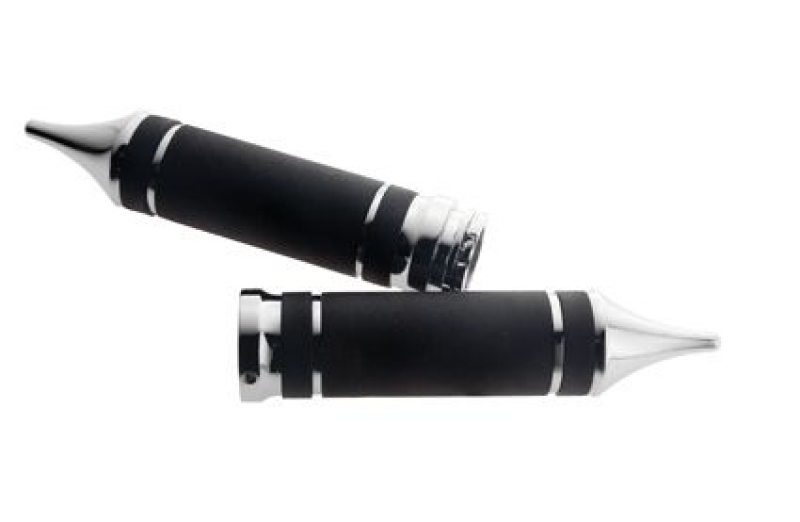 CHR & RUBBER GLADIATOR GRIPS 610465