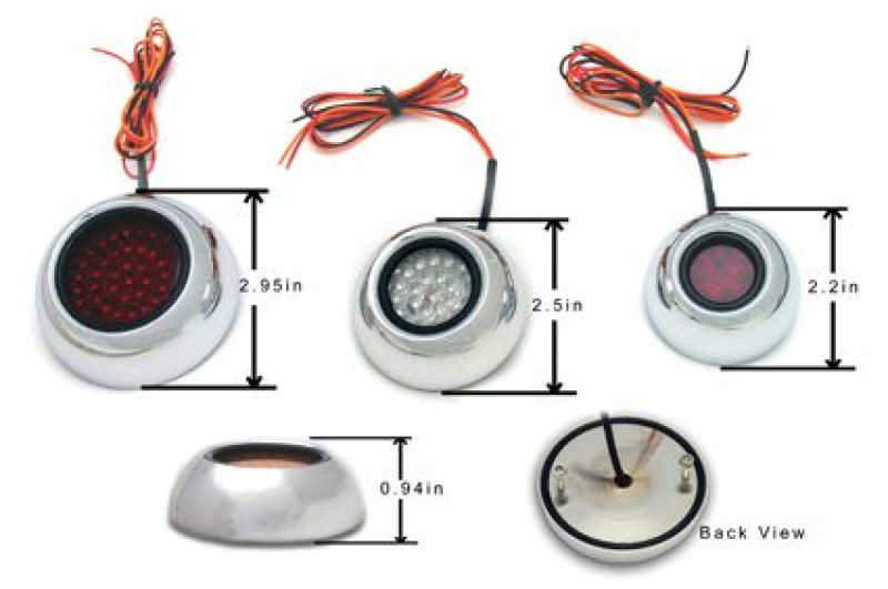 AFTERBURNERZ AMBER LED LENS 609694