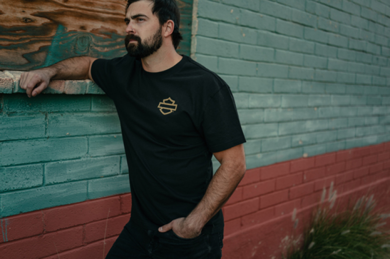 MIESTEN H-D T-PAITA WINGED SKULL 96857-25VX