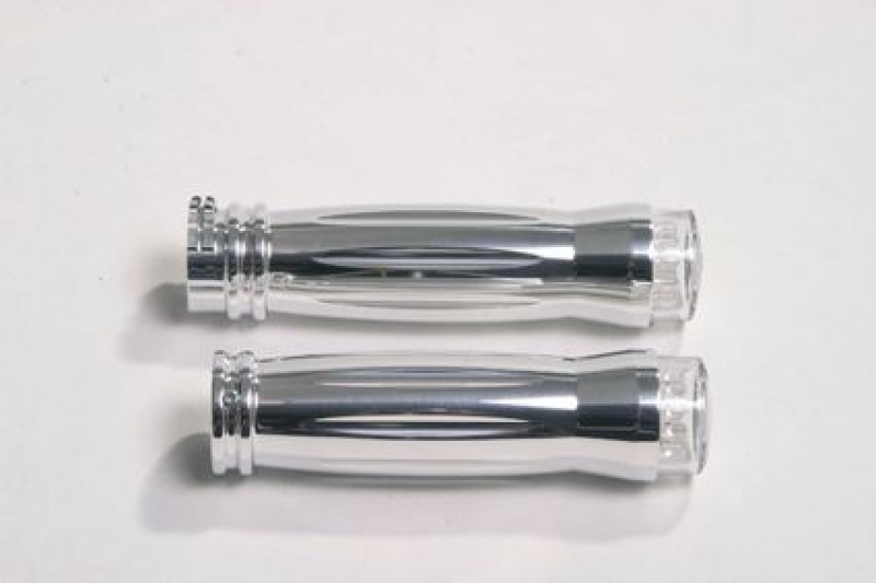 RBS CHR. GROOVED GRIPS W/LED TURN SIGN. E- APR. 687593