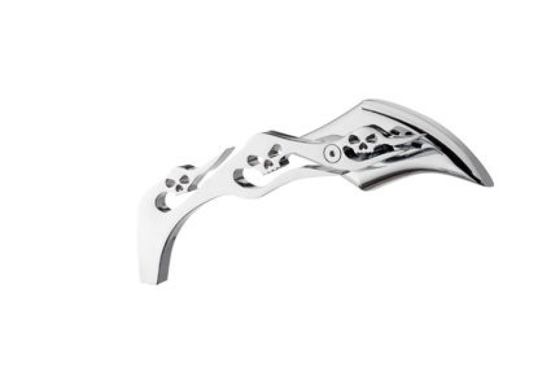 CHR DIAMOND MIRROR, SKULL STEM 600584