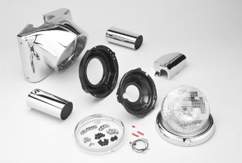 NACELLE 7" HEADLIGHT KIT, CHROME 26531
