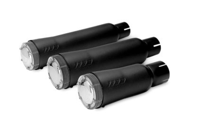 4" UNIVERSAL MUFFLER BLACK 1.75" INLET 664040