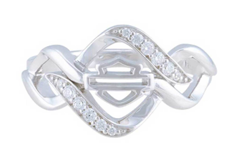 H-D WHITE BLING STONE SORMUS HDR0537