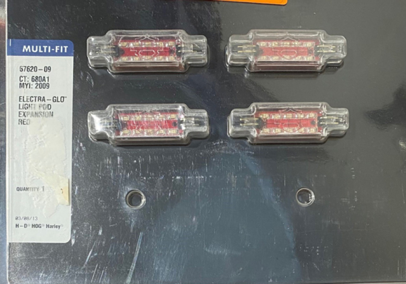 LED VALOJEN LAAJENNUSSARJA - EXPANSION, ILLUM LIGHTING/RED 67620-09