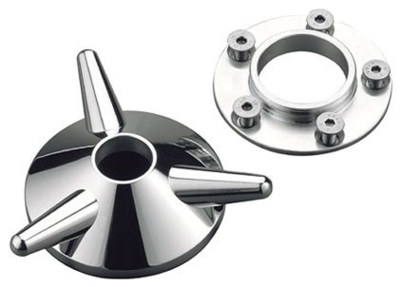 KUSTOM TECH SPINNER WHEEL COVER - POLISHED 696045