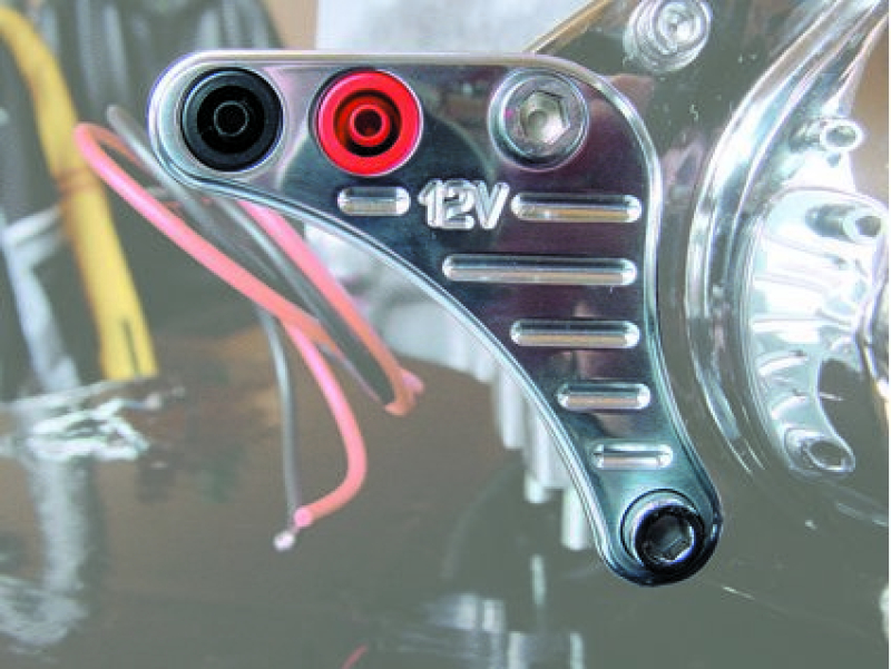 MSB POLISHED BILLET 12V OUTLET 86886