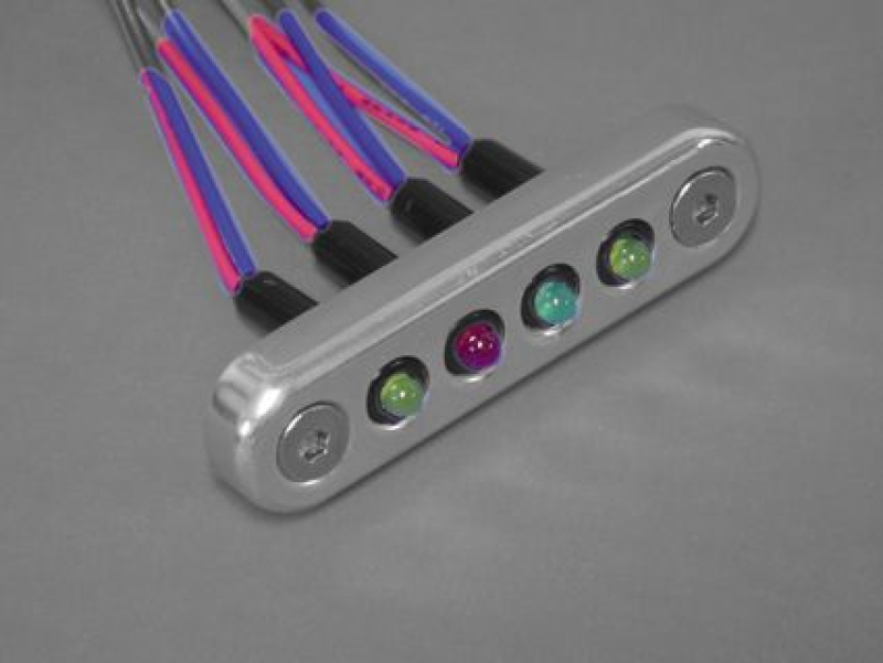 LED INDICATOR LIGHT UNIT, BLACK 682174