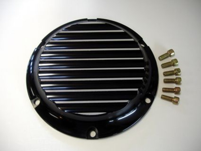 SPORTSTER DERBY COVER FINNED BLK 684989