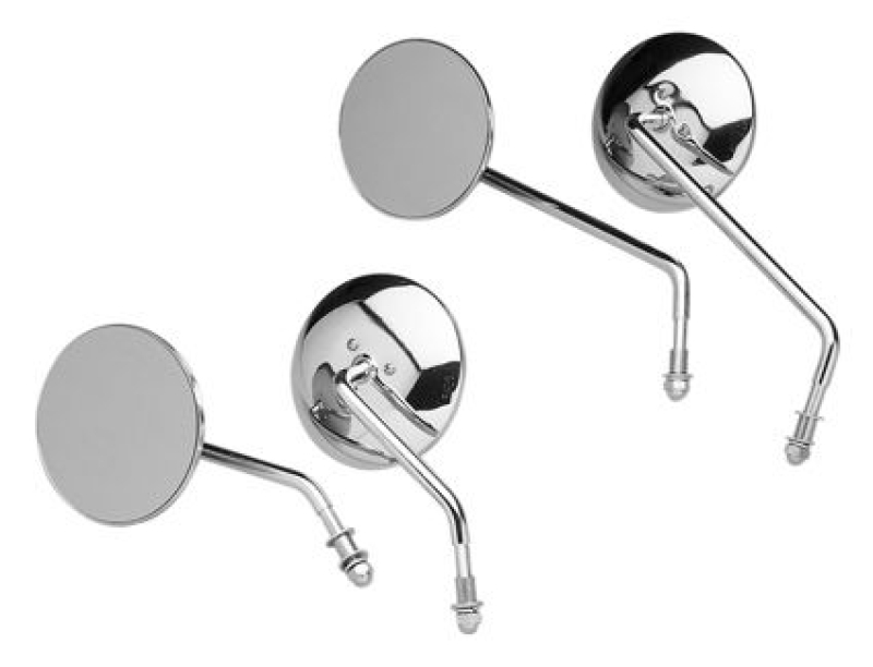 4"RND.MIRROR.SHORT STEM L/SIDE 12259