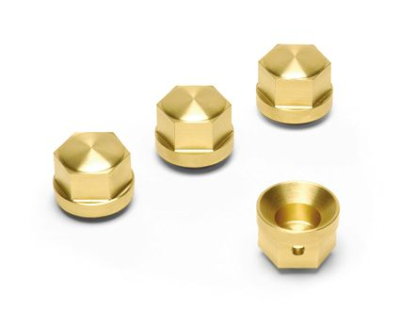 (4) BRASS HEAD BOLT COVERS 632666