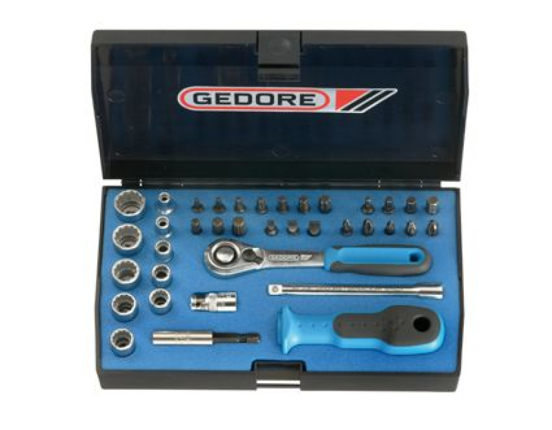 1/4 DRIVE SOCKET SET 37PCS METRIC 684852