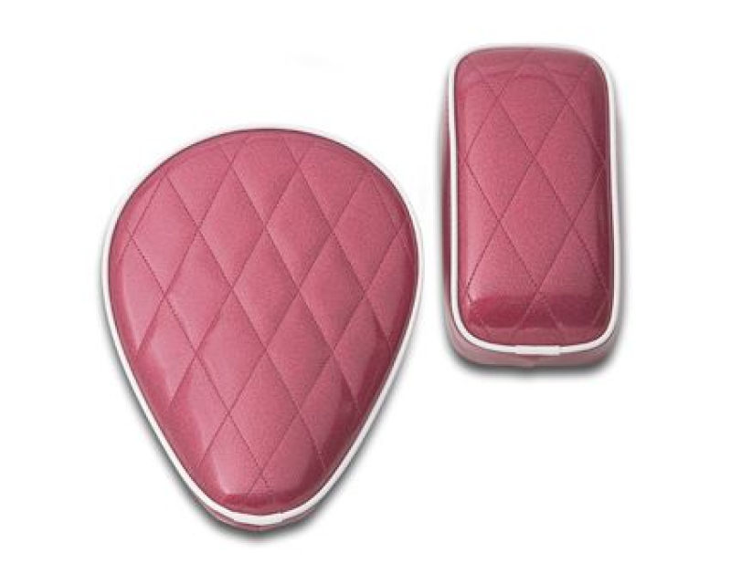 RED MTL FLAKE SOLO SEAT LEPERA 696430