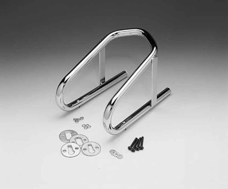 CHROME HEAVY-DUTY WHEEL CHOCK 19610