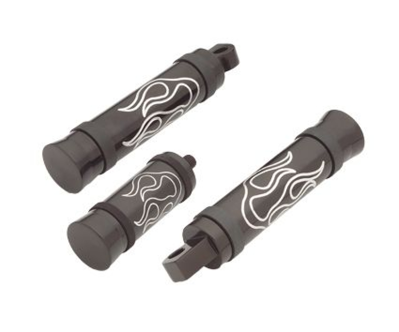 FLAMED FOOT PEGS BLACK 631151