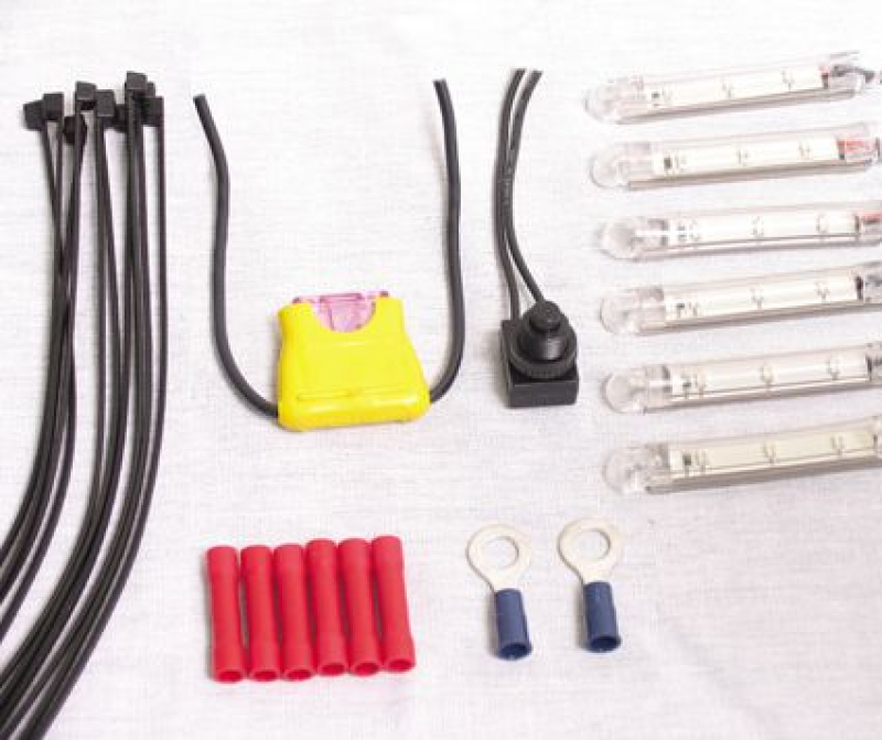 RED LED BIKE LIGHT UP KIT 7250016