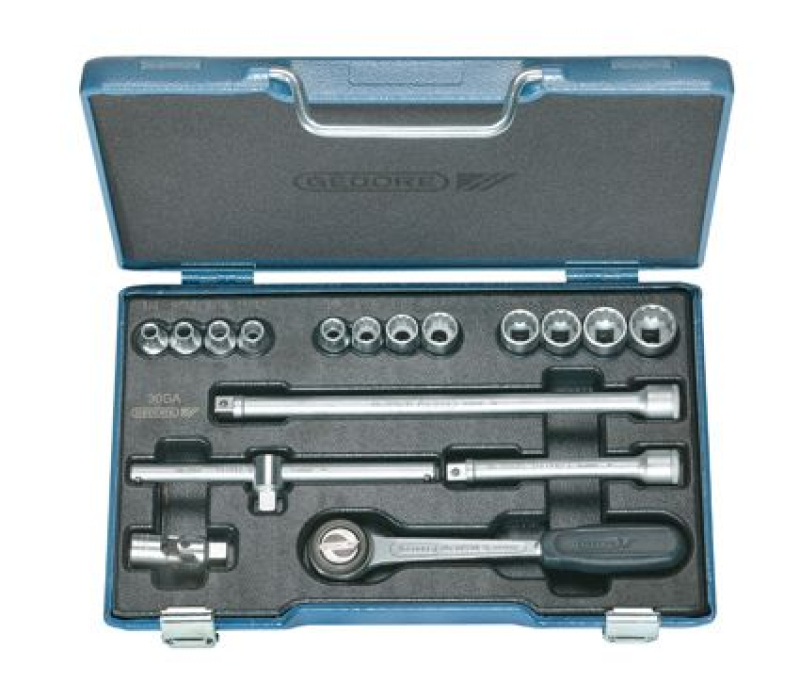 3/8 DRIVE SOCKET SET 17PCS METRIC FINE 684854