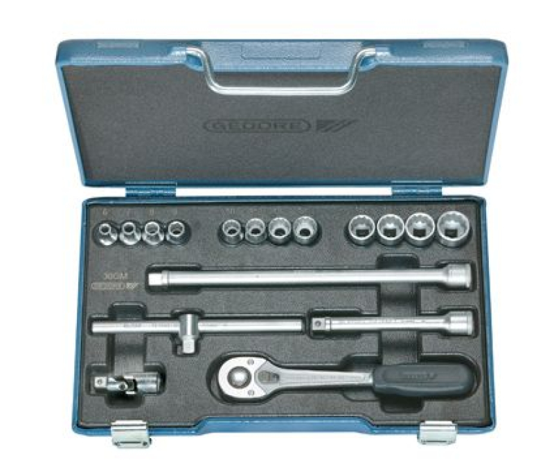 3/8 DRIVE SOCKET SET 17PCS METRIC HEAVY 684855