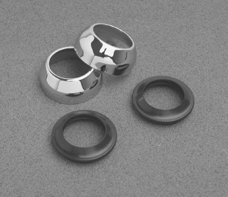 CHROME FORK BOOTS  39MM FORK 160057