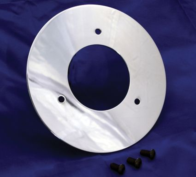 BDL POL. ALUM. ALTERNATOR CVR, FOR 3" OPEN BELT DRIVES 071084