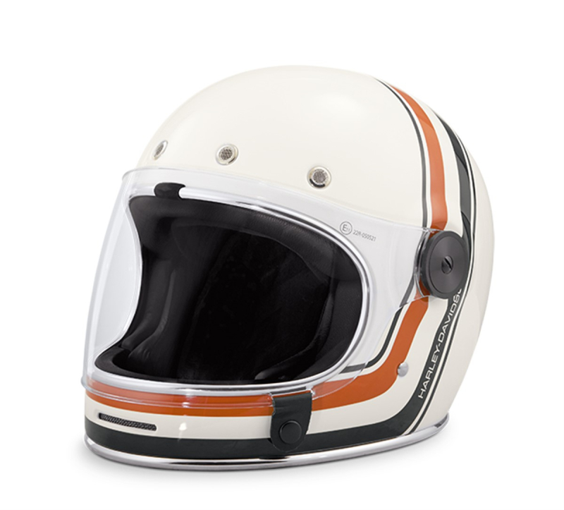 HELMET-F/F,VINT STRIPE,B06,BLK 98146-18EX