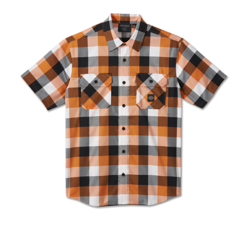 MIESTEN H-D KAULUSPAITA BAR & SHIELD 96550-24VM